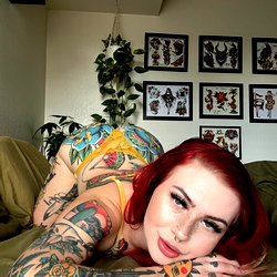 Loveless ❤️‍🔥 (#1 TATTOOED BABE ON OF) photo