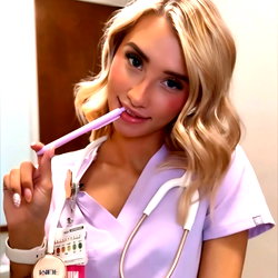 Aria | Blonde Nurse 🩵 photo