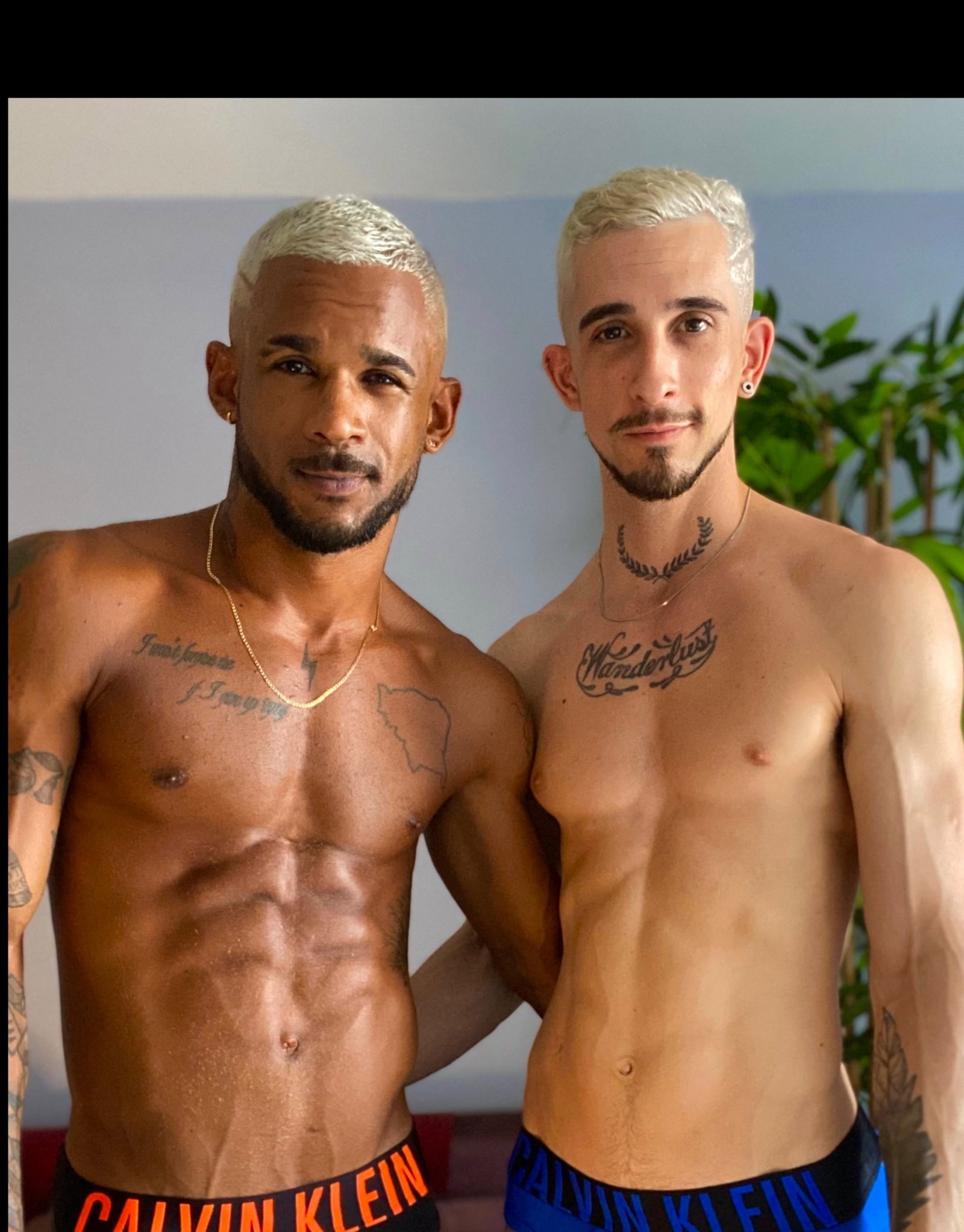 Caio and Ian 👨🏾‍❤️‍👨🏻 photo