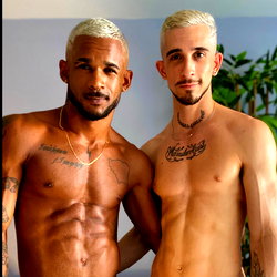 Caio and Ian 👨🏾‍❤️‍👨🏻 photo