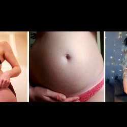 Allexxa Pregnant Belly photo