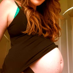 Allexxa Pregnant Belly photo