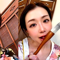 Shiho--Japanese calligrapher and more 😍 photo